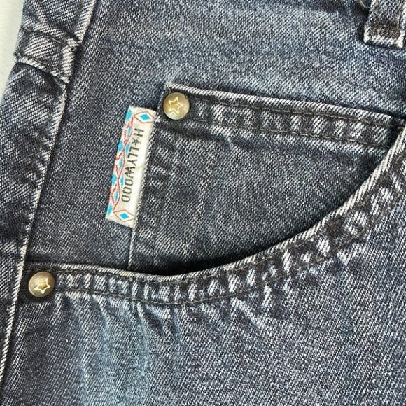 Vintage Jeans Vintage Hollywood High Waist Jeans Faded Black Mom